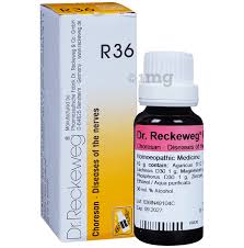 Dr. Reckeweg R36 Diseases Of the Nerves , Chorea Drops 22ml