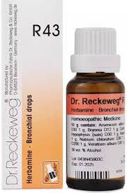 Dr. Reckeweg R43 Against asthma, asthmatic constitution / হাঁপানির ড্রপস 22ml
