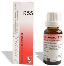 Dr. Reckeweg R55 All kinds of injuries, Healing effect on wounds Drops 22ml